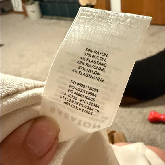 NWT ARITZIA BABATON Leona Wrap High Waisted Cream Pencil Midi Skirt Classic 6 - Picture 4 of 6